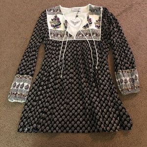 Auguste boho long sleeved dress